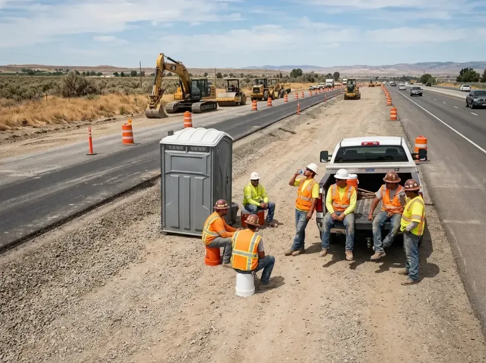 highway-road-construction-crew-007 — frequently asked questions, Porta Potty and Restroom Rentals in El Verano, CA